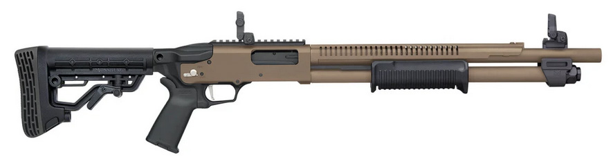 Mossberg 590 Pump Action Shotgun 12GA 18.5" FDE
