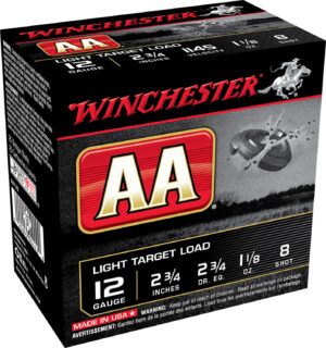 Winchester AA Light Target 12 Gauge Ammo - 100 Pack