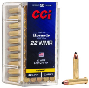 CCI 0073 V-Max .22 WMR 30gr Rimfire Ammo 50/Box