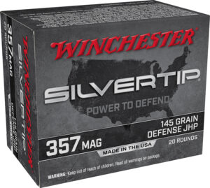 Winchester .357 Magnum Silvertip 145gr JHP Ammo