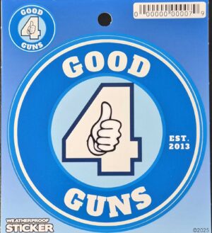 Good 4 Guns Logo Sticker - Weatherproof 4x4