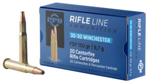 PPU PP30301 .30-30 Winchester 150gr Flat Soft Point Ammo