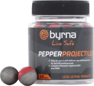 Byrna Pepper Projectiles .68 Cal - 25 Count