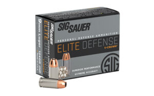 Sig Sauer Elite Defense 9mm 124gr JHP Ammunition