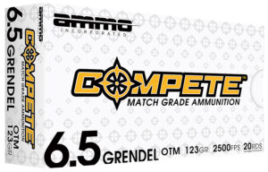 Ammo Inc 6.5 Grendel 123gr Open Tip Match Ammo