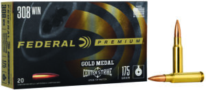Federal Premium Gold Medal 308 Win 175gr Open Tip Match