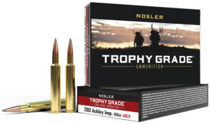 Nosler .280 Ackley Improved Ammo 150gr Trophy Grade