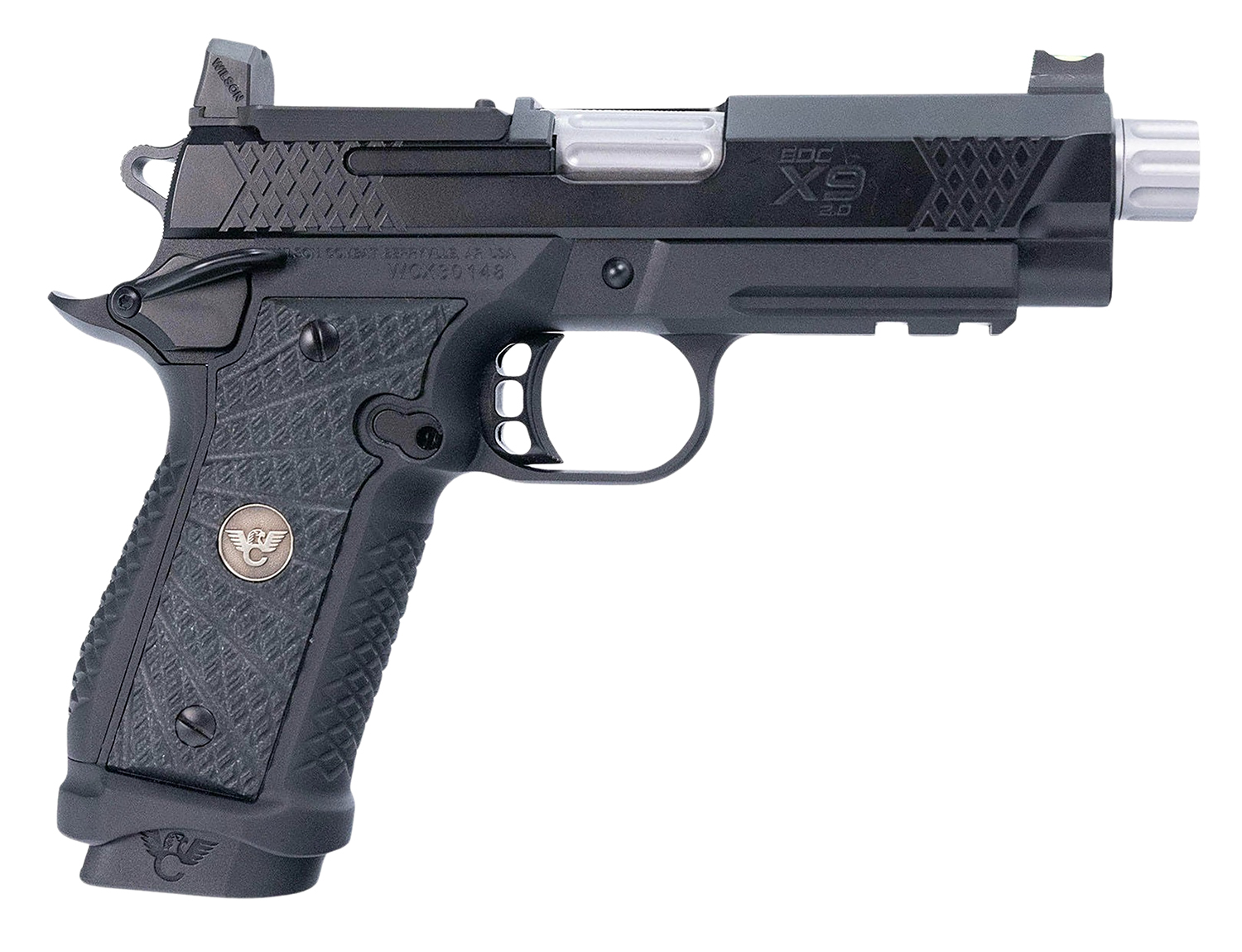 Wilson Combat EDC XP 2.0 9mm Luger 18+1 4″ Threaded Barrel, Optic Cut/Serrated Slide - No Credit Card Fees - Low, flat rate shipping