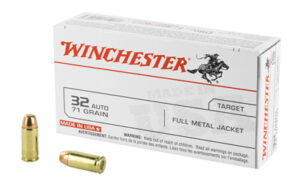 Winchester USA 32 ACP 71GR FMJ Ammunition