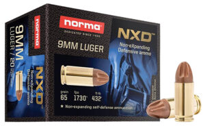Norma Self Defense 9mm Luger NXD 65gr Ammo - 20 Box