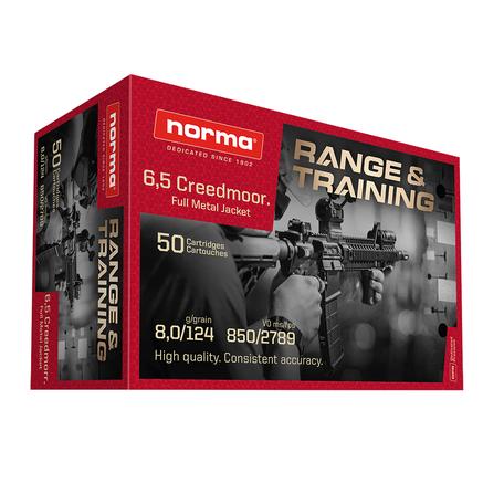 norma 6.5 Creedmoor 124gr FMJ
