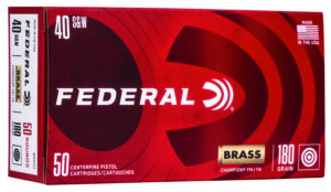 Federal Champion 40 S&W 180gr FMJ Training Ammo