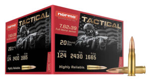 Norma 7.62x39mm 124gr Rifle Ammunition - 20 Rounds