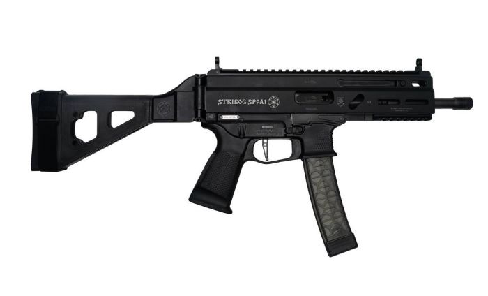 Grand Power Stribog SP9A1 9mm 8" Barrel 30 RD Mag with Brace
