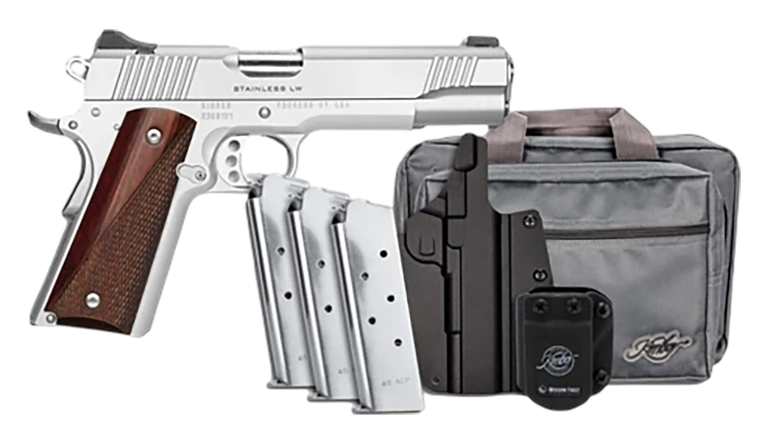 Kimber Stainless LW .45 ACP 8+1 Pistol with 5" Barrel