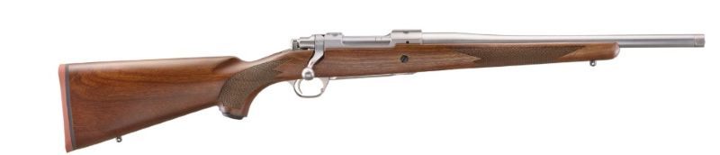 RUGER HAWKEYE HUNTER 243 WIN – 16.6″ SS WALNUT THREADED - No Credit Card Fees - Free Shipping
