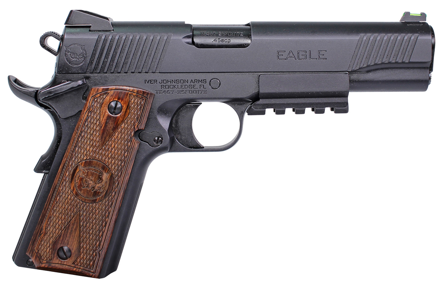 IVER JOHNSON EAGLE GEN2 1911 – 45ACP 5″ ADJ 8RD BLACK - No Credit Card Fees - Free Shipping