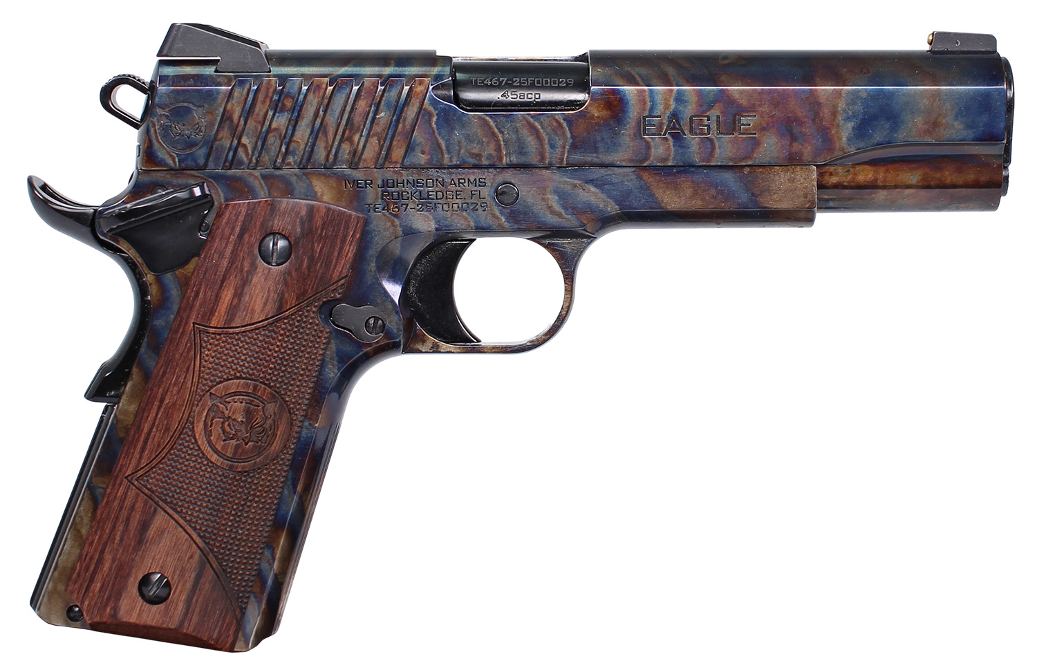IVER JOHNSON EAGLE CC GEN2 – 1911 45ACP 8RD CASE COLORED - No Credit Card Fees - Free Shipping