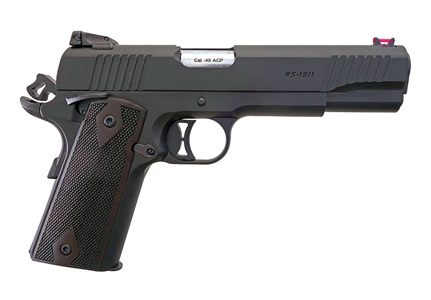 T R Imports 191145BLACK 1911 45 ACP 7+1 Overall Black, Black Polymer Grip - No Credit Card Fees - Low, flat rate shipping