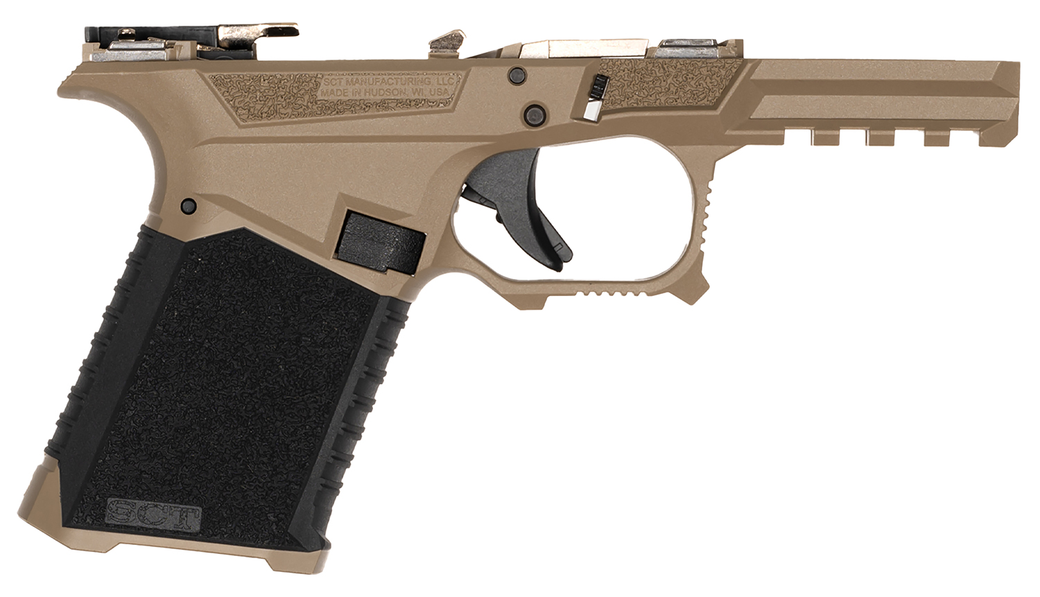 SCT Manufacturing Full Frame Assembly FDE/BLK for Model 19