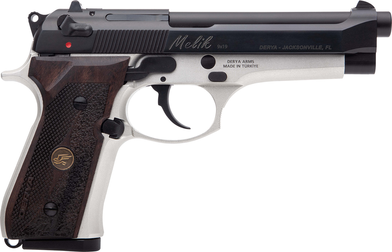 Derya Melik 9mm Luger Semi-Auto Pistol 15+1