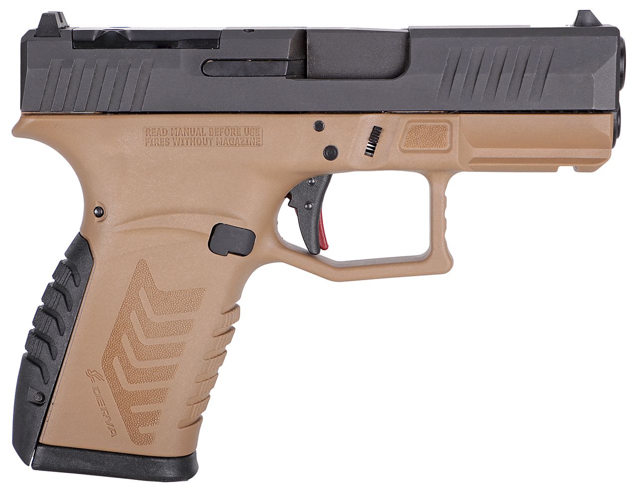 DERYA ARMS DY9Z 9MM FDE/BLK 15+1 OR - No Credit Card Fees - Low, flat rate shipping