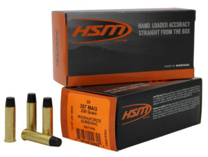 HSM .357 Magnum Subsonic Ammo - 230gr, 50 Rounds