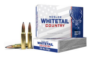 Nosler Whitetail Country .308 Win 150gr Solid Base Ammo