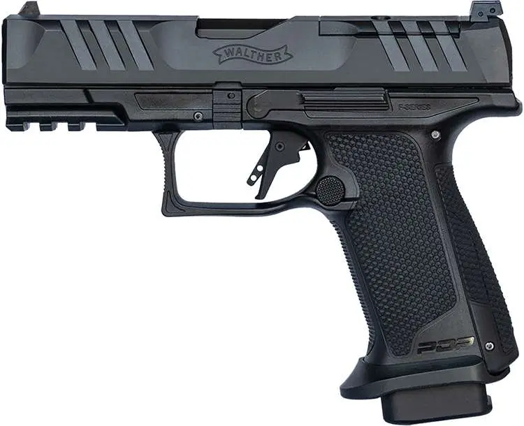 Walther PDP F-Series 9mm Pistol 4" Black 18rd Mags