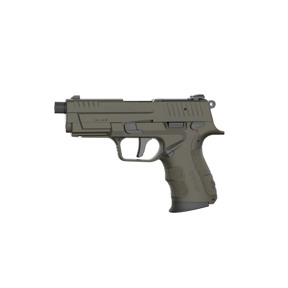 Retay RXP22 Handgun .22 LR, 4" Threaded Barrel, OD Green