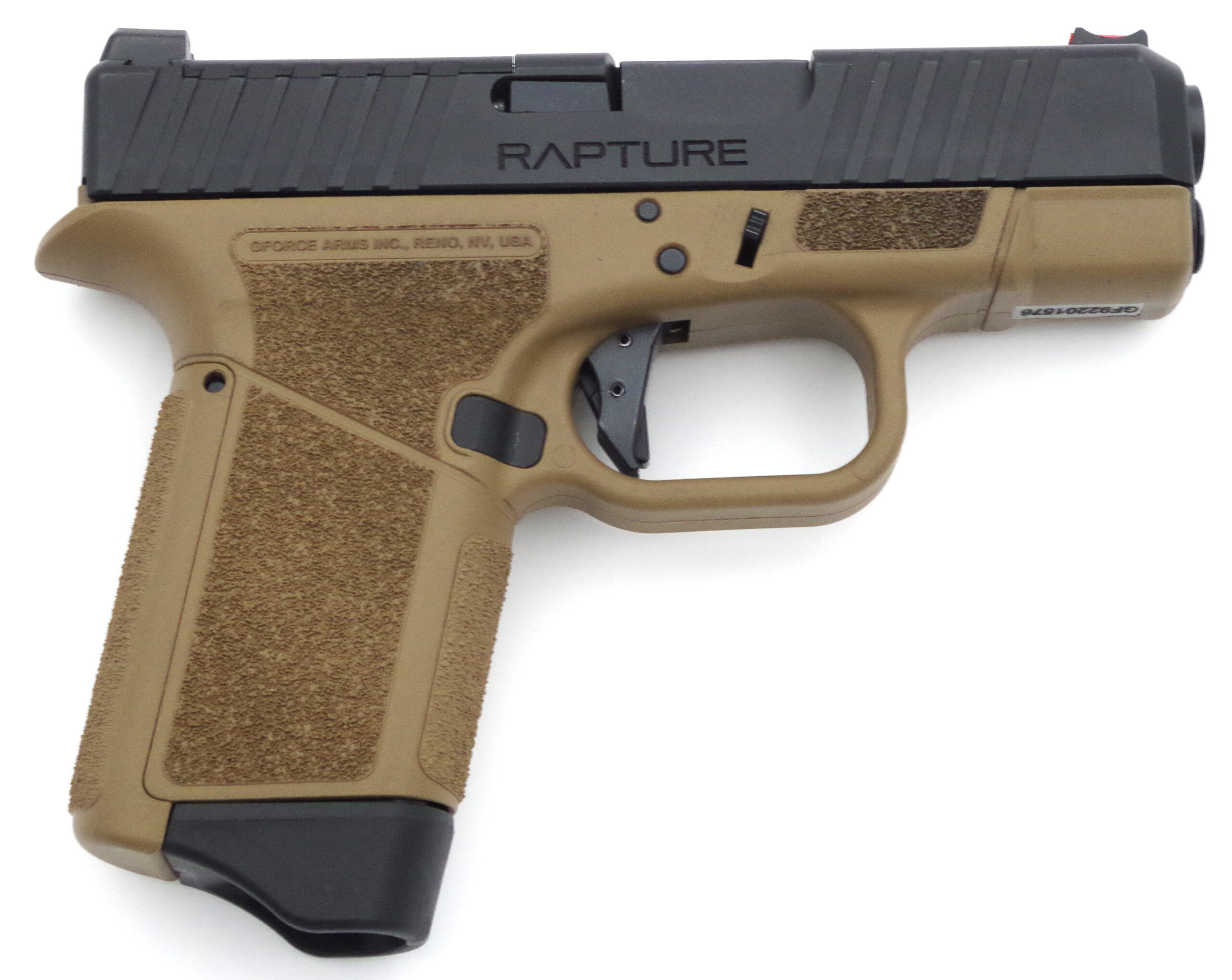 GFORCE ARMS GF9 9MM 3.25″ FDE/NKL 12+1 - No Credit Card Fees - Low, flat rate shipping