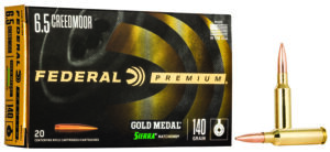 Federal Gold Medal 6.5 Creedmoor 140gr BTHP Ammo