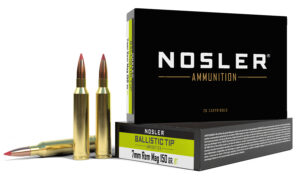 Nosler 7mm Rem Mag 150gr Ballistic Tip Ammo - 20 Box