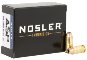 Nosler .40 S&W 180gr Jacketed Hollow Point Ammo