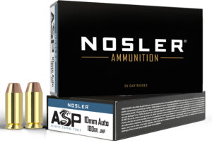 Nosler 10mm 180gr JHP Handgun Ammo - 50 Rounds