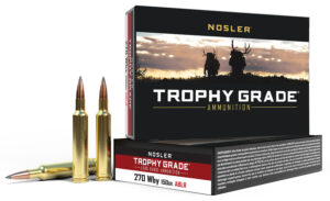 Nosler Trophy Grade Long-Range 270 Wby Mag 150gr Ammo