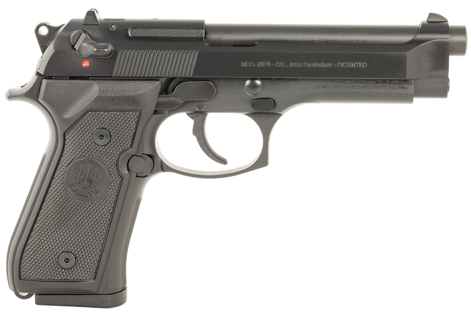 BERETTA 92FS 9MM 4.9″ 10RD FS – BLUED BLACK POLY USA - No Credit Card Fees - Free Shipping