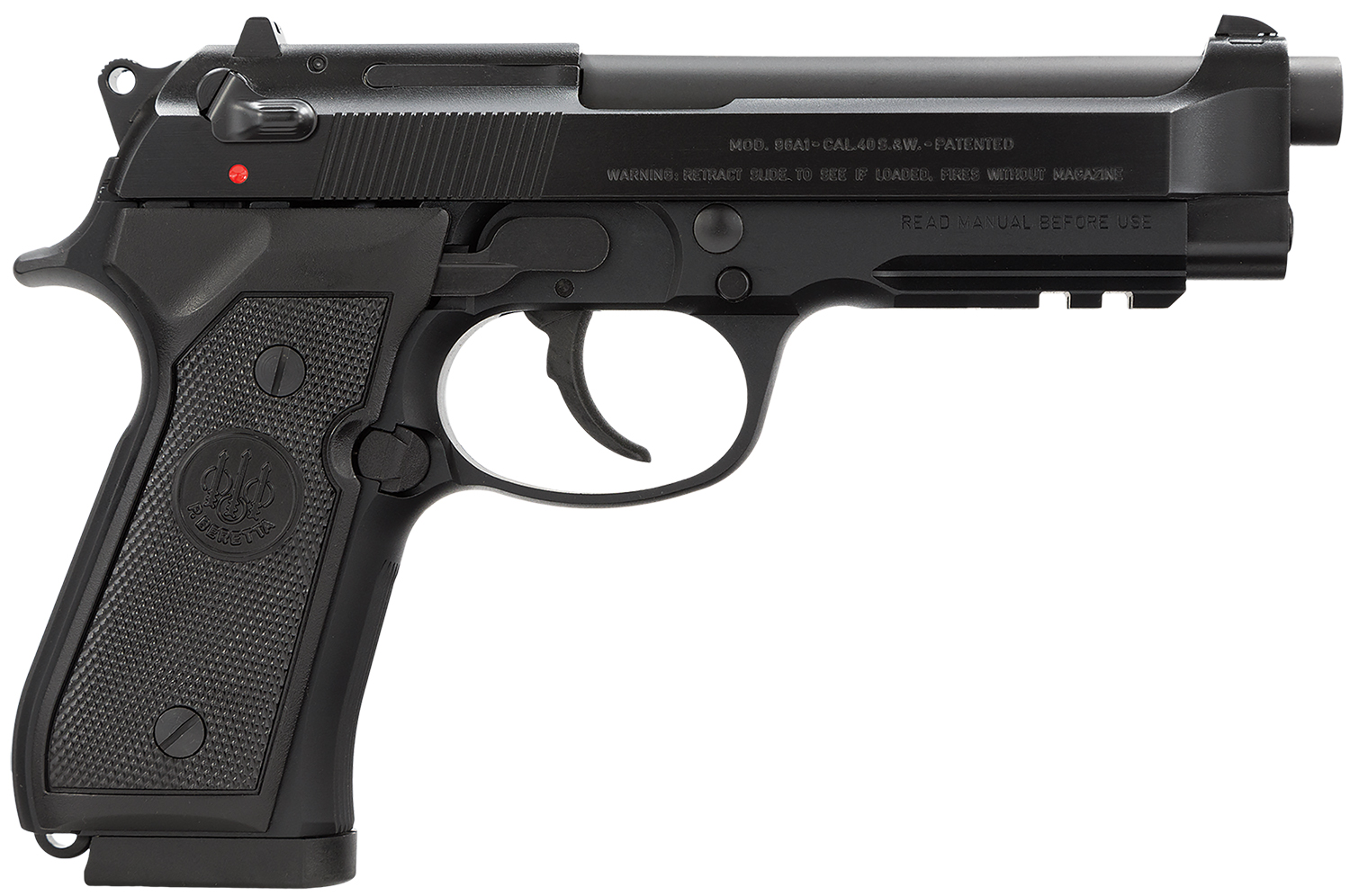 BERETTA 96A1 40S&W 10+1 4.9″ PIC RAIL - No Credit Card Fees - Low, flat rate shipping