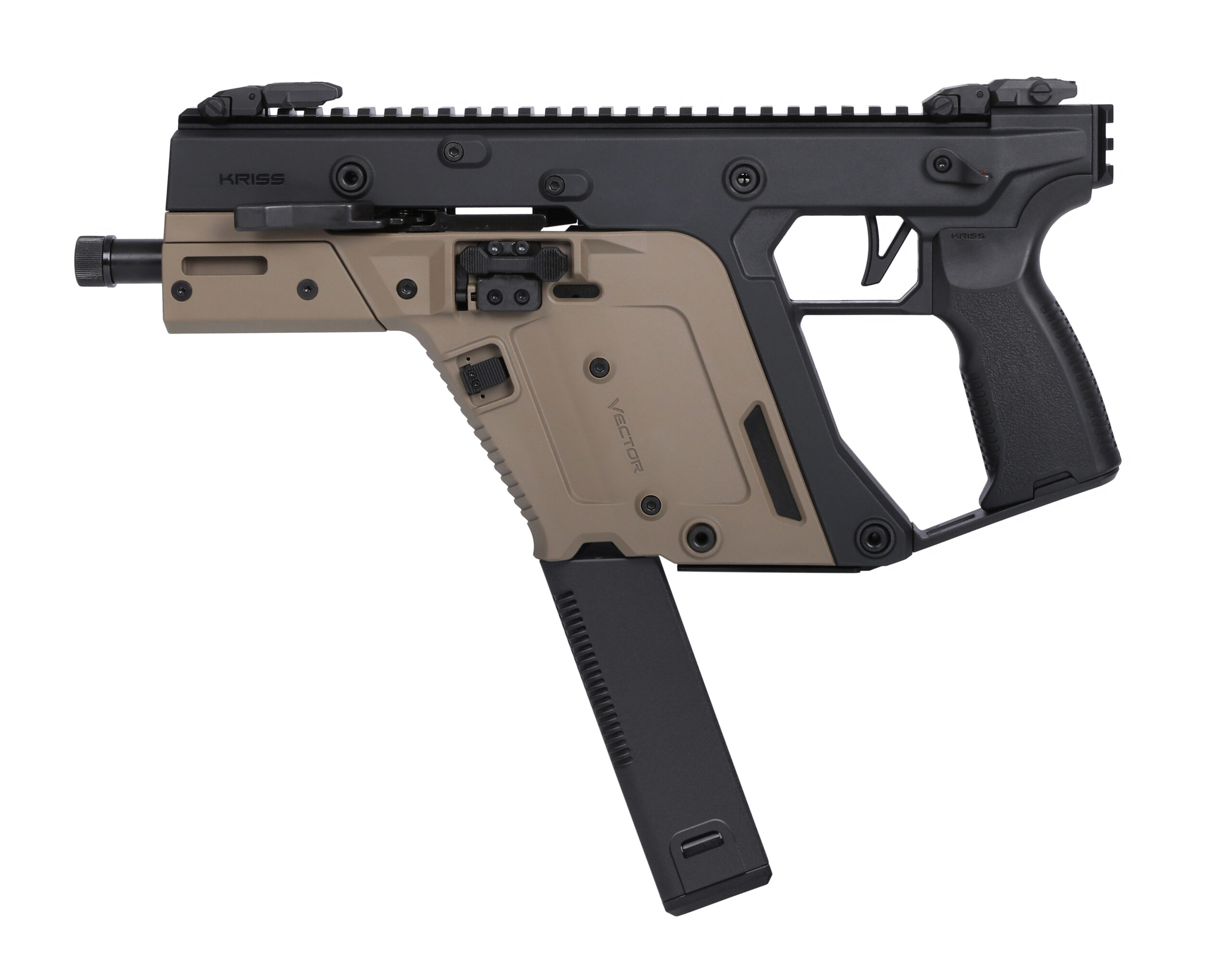 KRISS USA VECTOR SDP G3 10MM BK/FDE 5.5″ - No Credit Card Fees - Low, flat rate shipping