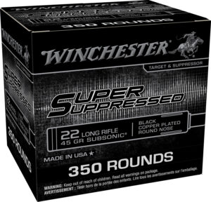 Winchester Super Suppressed .22 LR Ammo 350 Rounds