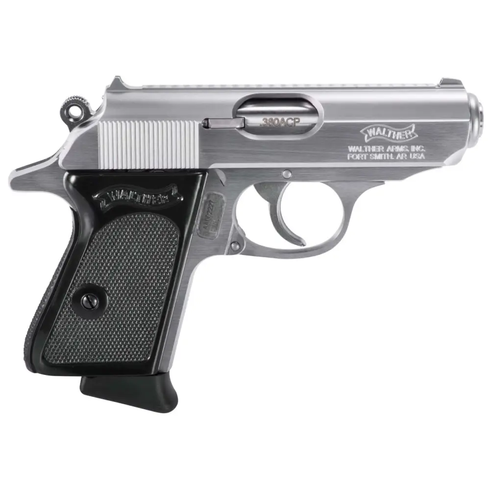 WALTHER PPK HGA 380 ACP 3.3″BBL STAINLESS 2-6RD MAGS - No Credit Card Fees - Low, flat rate shipping