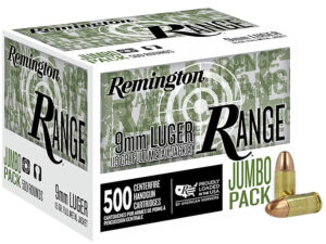 Remington 9mm Luger 115gr FMJ Range Jumbo Pack - 500 Rounds