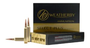Weatherby 25WBY RPM 117gr Barnes LRX Ammo - 20 Rds