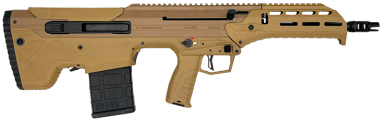 Desert Tech WLVRN 5.56 NATO Semi-Auto Rifle - FDE
