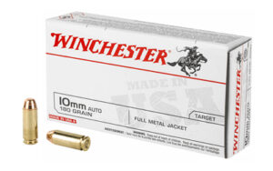 Winchester 10mm 180gr FMJ Ammo - 50 Rounds