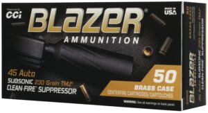 CCI Blazer 45 ACP 230gr TMJ Ammo - 50 Rounds
