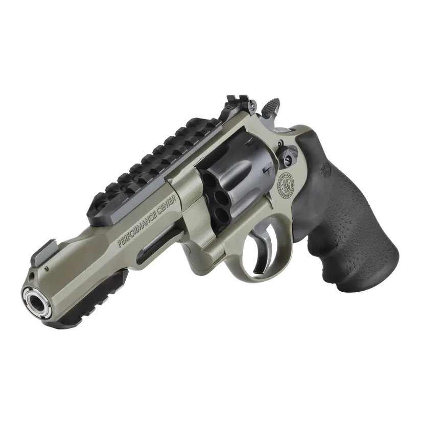 SMITH WESSON P.C. MODEL 327 TRR8 MOSS CERAKOTE 357 MAG REVOLVER 5" 8RD