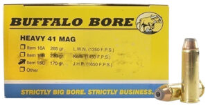 Buffalo Bore .41 Rem Mag 170gr JHP Ammunition