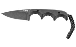 CRKT Minimalist Black Drop Point Knife 2.16"