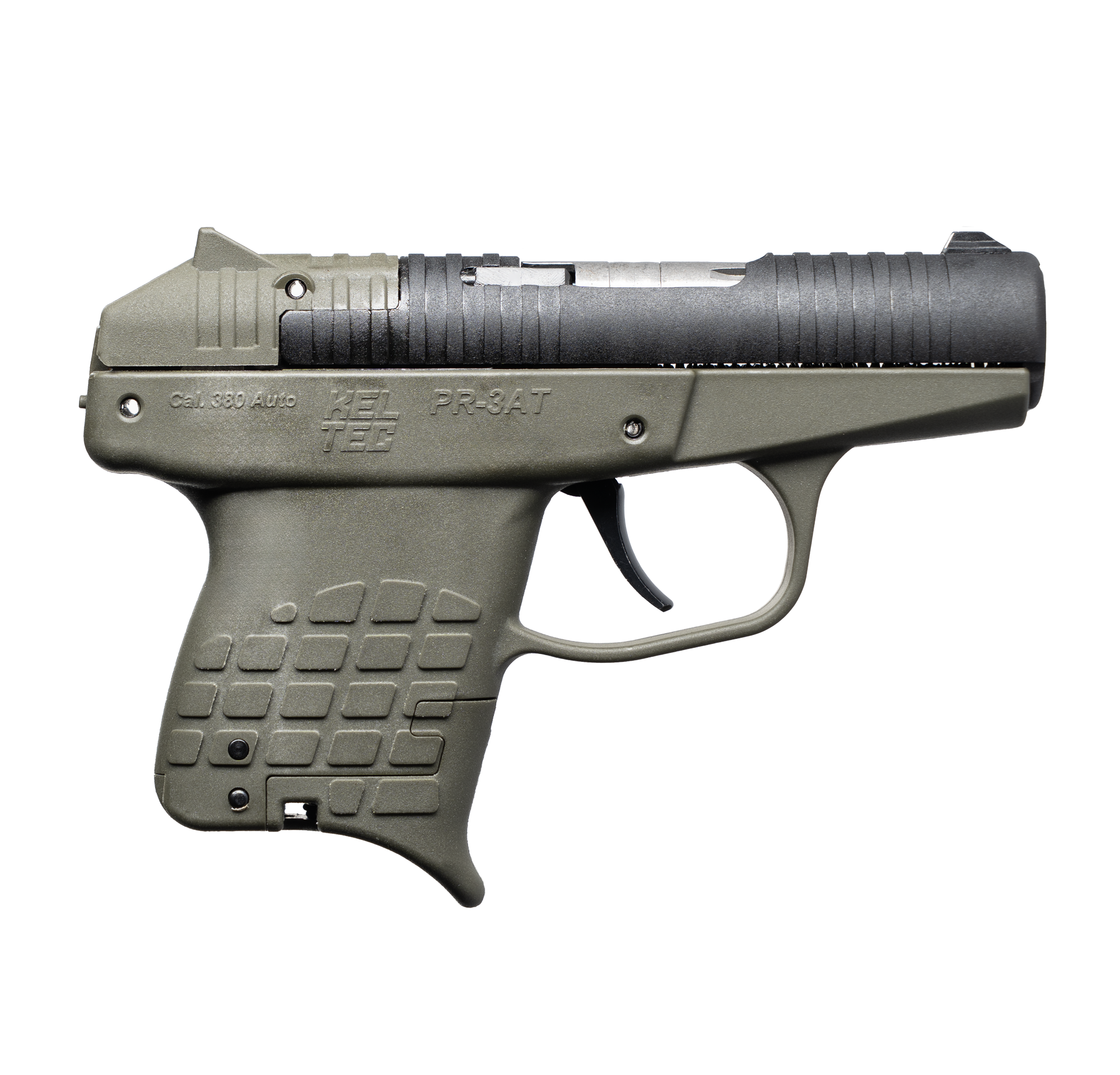 KELTEC PR-3AT .380ACP 10+1 BLK/GRN - No Credit Card Fees - Low, flat rate shipping